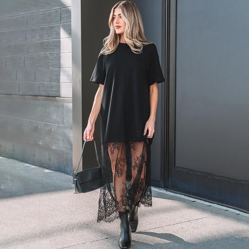 OVERSIZED T-SHIRT MAXI DRESS