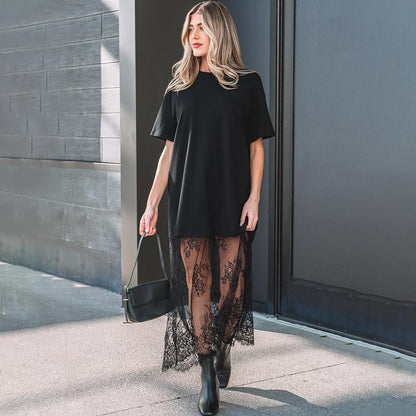 OVERSIZED T-SHIRT MAXI DRESS