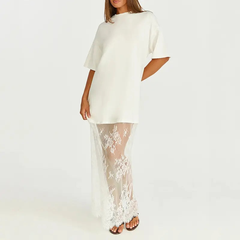 OVERSIZED T-SHIRT MAXI DRESS