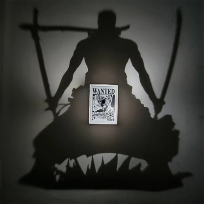 One Piece 3D Shadow Lamp
